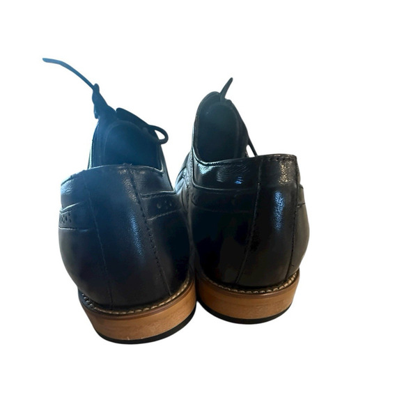 Stacy Adams Men’s Black Leather Cap Toe Oxford Dress Shoes Size 10.5M main image 9